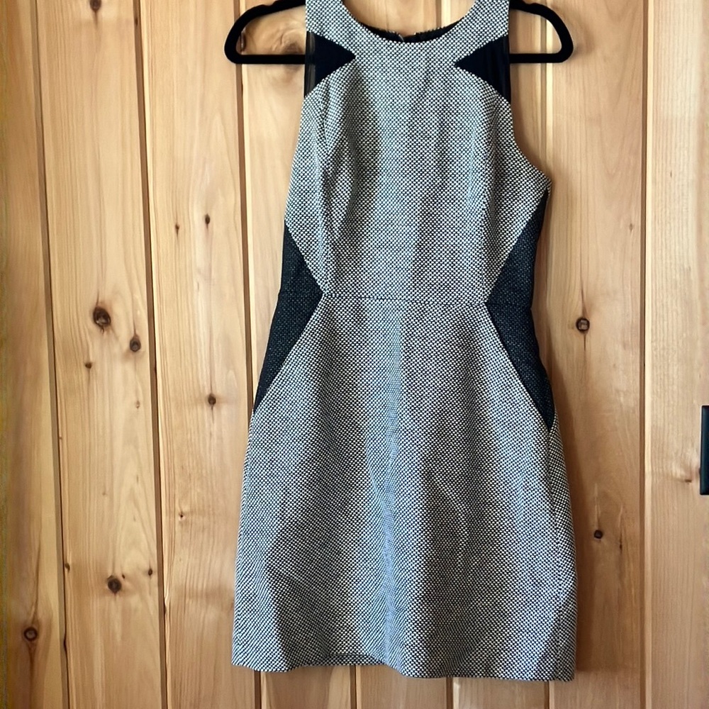 Elegant Black and White Women's Dress